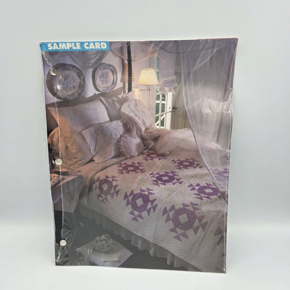 New Vintage Spinning Spools 16A-3TX Quilt Pattern with Stencils 1990
